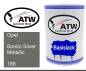 Preview: Opel, Bonito Silver Metallic, 188: 500ml Lackdose, von ATW Autoteile West.